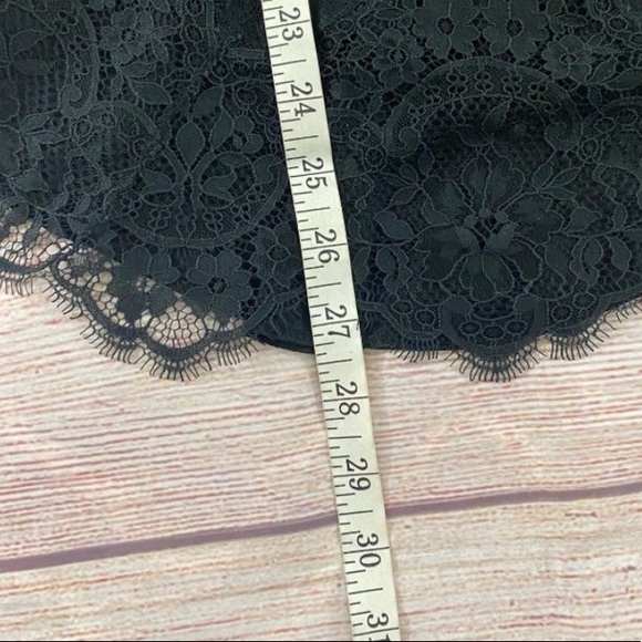 Sexy Black Victoria Secret Black Lace Chemise - Picture 4 of 10